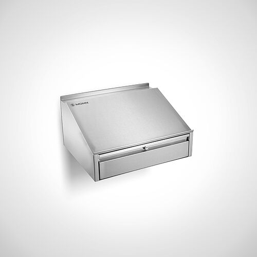 Stainless steel wall-mounted desk with drawer Type WPS-I, art. no. 49.00.02.10 