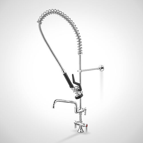 Dish shower Type GEWB-1 L/S, 1-hole standing mixer tap, art. no. 93.00.00.02 