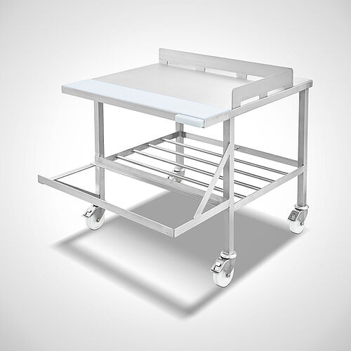 Mobile cutting table with HDPE-cutting plate Type SCH-T/F 120x100 SON, ID 21-61610 