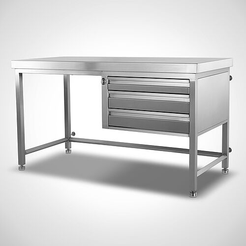Workbench table with drawer block RIGHT side, art. no. 44.20.02.01 