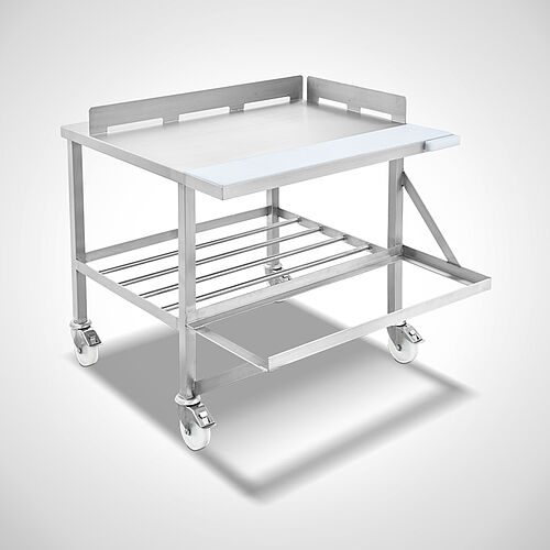 Mobile cutting table with HDPE-cutting plate Type SCH-T/F 120x100 SON, ID 21-61610 