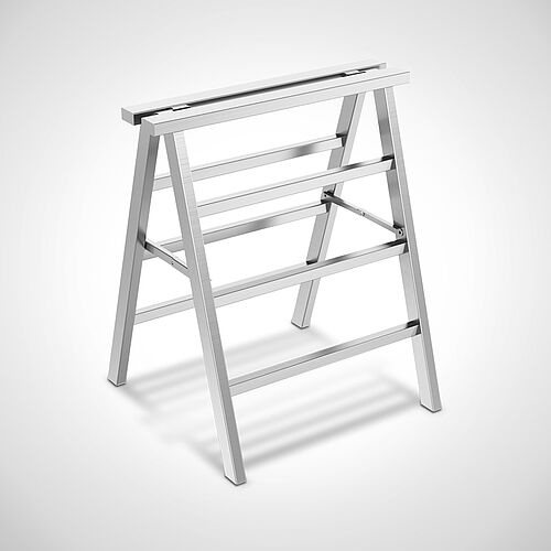 Folding trestle made of stainless steel Type KLB, item no. 44.20.02.25 