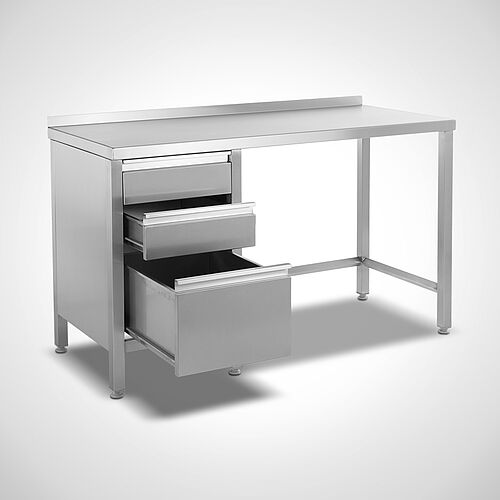 Work tables Type AT-U-SL 140/60, art. no. 20.00.07.70 
