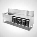 Special sink combination with base cupboard
