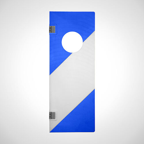 Swinging door made of plastic Type PT-N 90-Special - Design, Single leaf version 