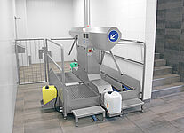 Double-lane personal hygiene station Type Control-Star D/B Highline 