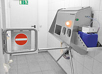 Hygieneschleuse Typ Clean-Station CSD-T-WL Ecoline in der Praxis