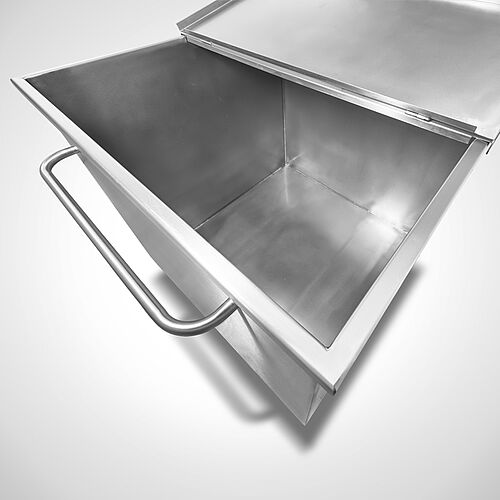 Big-Bag Behälterwagen Typ BW-BB 110/110, geöffneter Deckel, ID 22-62647 