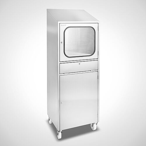 PC-cabinet Type PCS-F (mobile) with optional sloping roof, art. no. 90.00.00.69 + 45.00.90.09 