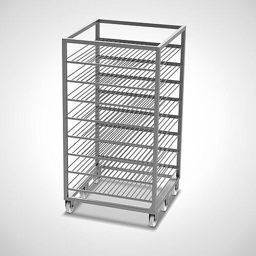 Smoke and cooking trolley Type RKW-VM E8 with 8 layers, art. no. 40.00.10.27 