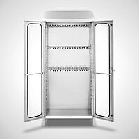 Storage cupboard Type ASD-Highline-SON, interior with special brackets for hanging equipment - ID 20-61405 