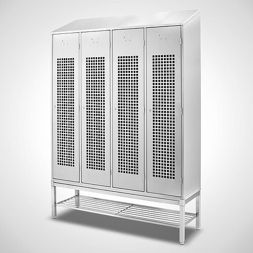 Type GS1-UG-VA-EU 4/4, view right, with opt. shoe rack