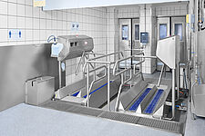 Personal-Hygieneschleuse mit Kanisterbehälter Typ KB-DSV-2x24 kg Kanister, Art.-Nr. 16.10.02.03