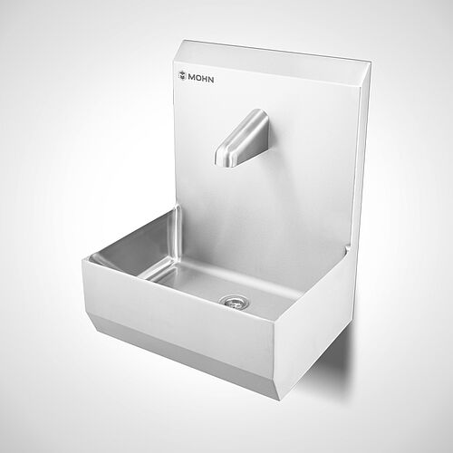 Hand wash basin with sensor outlet tap + anti-legionella bacteria flushing Type HWB-HL-1, art. no. 12.00.01.71 