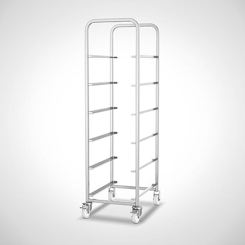 Transport trolley for euronorm containers Type EN-TW 6 E2 with 6 layers, art. no. 40.00.00.89 