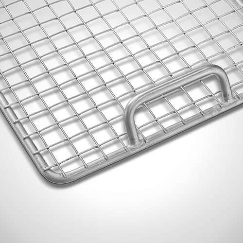 Grid type GR-ER-PG, single frame with press-lock grating, art. no. 99.10.02.10, MW 20/20 with angled handle 