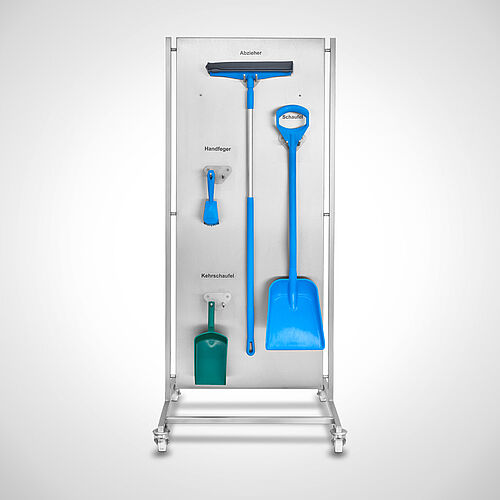 Mobile Cleaning wall Type RW-F Vikan, ID 21-60861.2 (equipped with VIKAN-cleaning products) 