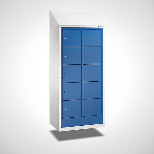 Wandhängender Wäsche-Ausgabeschrank Typ WAS-WH-ST-EU-2-5 (10 Fächer), Art.-Nr. 45.00.07.51 