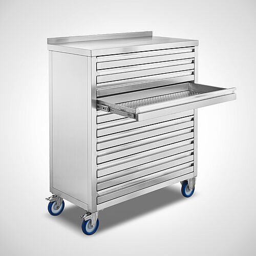 Stainless steel drawer cabinet type SCS-F 11, art. no. 99.85.99.99 