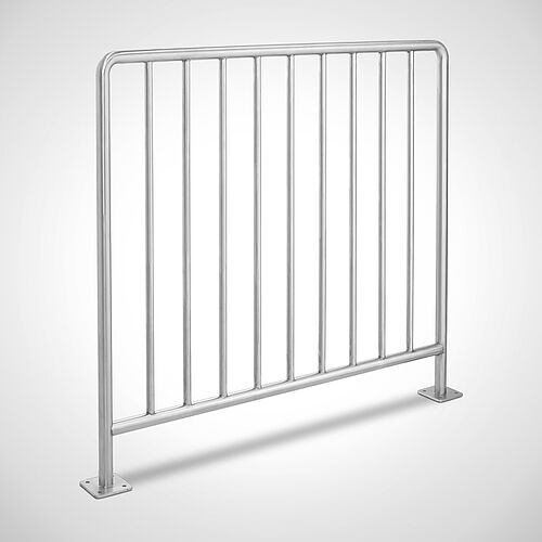 Edelstahl-Geländer Typ G-II 129/140: Art.-Nr. 72.12.91.40, Länge 1400 mm 