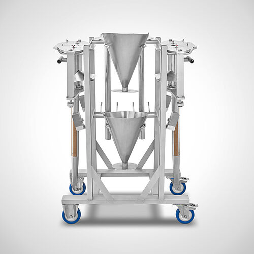 Flow bag machine parts trolley Type FTW