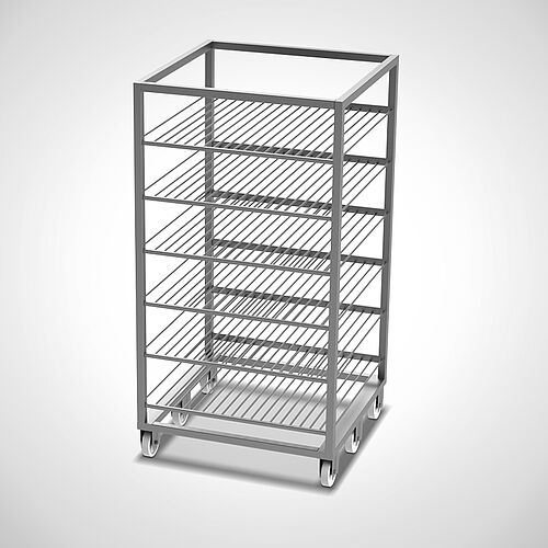 Smoke and cooking trolley Type RKW-VM E6 with 6 layers, art. no. 40.00.10.25 