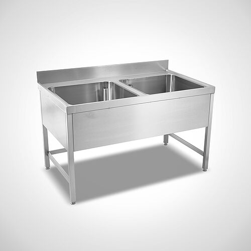 Sink basin Type SPT-2B/OA without dripping surface, base strutted, art. no. 99.10.20.00 