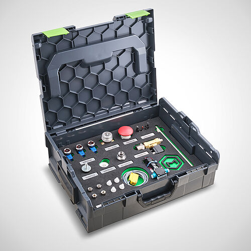 System case with spare parts package for Highline hygiene stations type EK-H1, art. no. 99.90.09.99 