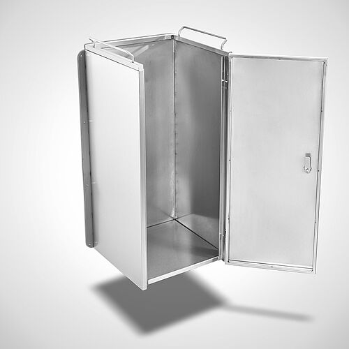 Laundry bag holder cabinet made of stainless steel Type WSH-S-SON 40-40, ID 22-61357 