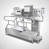 Check-In-Station III-1800-R Highline right-hand version with Face-Checkpoint 