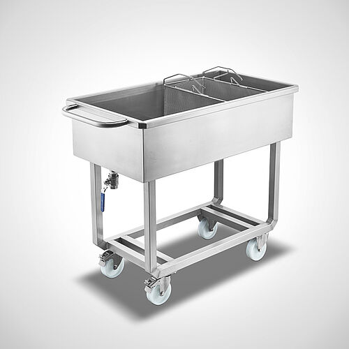 Cooking-basket trolley Type WW-E SON, ID 20-64071 (Handle / ball valve) 