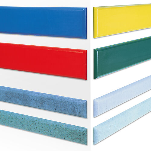 HDPE ram protection profiles / wall ram protection type RSP, various colours and profile types available