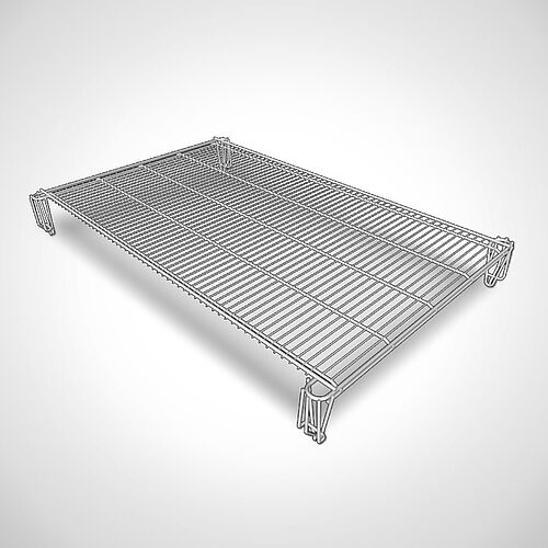 Stackable sieve with 4 feet (lower longitudinally strutting) 