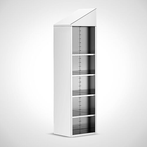 Stainless steel top cabinet for swing-over bench Type A-USB-400, art. no. 45.00.03.51 