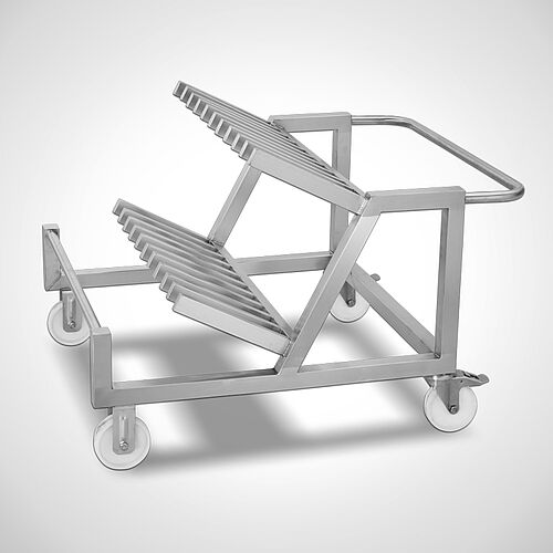 Lid transport trolley type DW, art. no. 41.00.00.30, For transport and storage of lids 