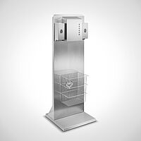 Infektionsschutzstation Typ INFS/55-160 mit 2 automatischen Desinfektionsmittelspendern 