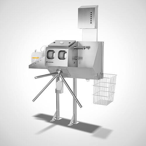 Clean-Station Type CSD-SR, right-hand version with base, art. no. 11.10.08.24 