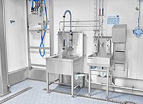Parts washing station Type TW-S 70-62 with hand wash basin, ID 18-62583 