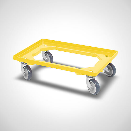 Plastic trolley Type KSR-GE, Color: yellow, art. no. 40.00.00.56 
