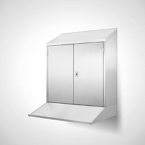 Wall-cabinet with slant-top desk Type WS-IB 100-40/80, art. no. 21.00.00.00 