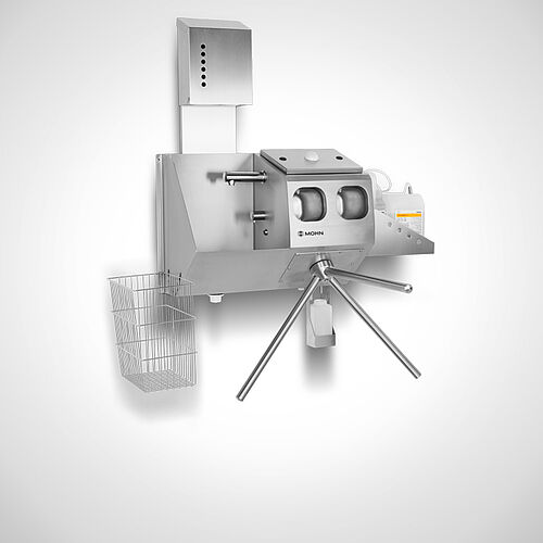 Clean-Station Type CSD-WL, wall-mounted left-hand version, art. no 11.10.08.23 