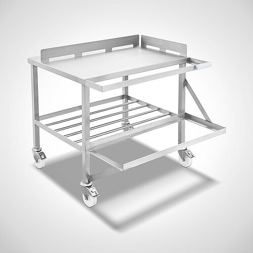 Mobile cutting table with HDPE-cutting plate Type SCH-T/F 120x100 SON, ID 21-61610 