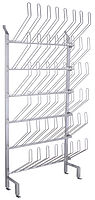 boots mouting rack with 6-floors for 24 pairs of boots