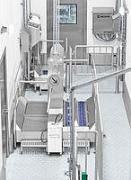 Zweispurige Hygieneschleuse Typ Control-Star 2000 D/B Highline 