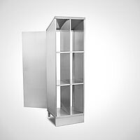 Special construction: Compartement cupboard with central door, rear open, ID: 20-62211 