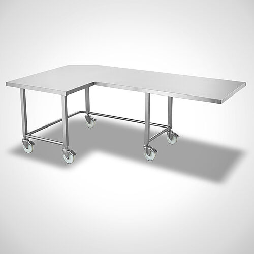 Mobile L-shape worktable Type ATFI-U-F SON 22-08, id. no. 22-63012 
