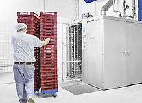 Cabin washing system Type KWA-UDT (floor level integrated) 