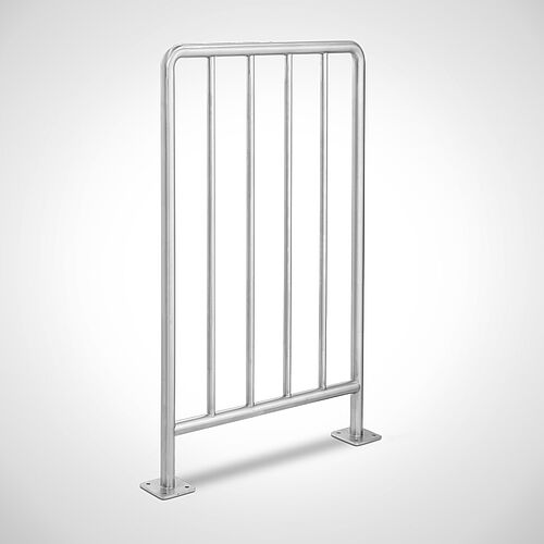 Edelstahl-Geländer Typ G-II 129/080: Art.-Nr. 72.12.90.80, Länge 800 mm 