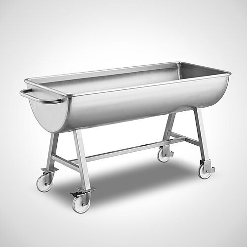 Mixing trough Type MM-200, item no. 49.00.00.81-straight side with handle 