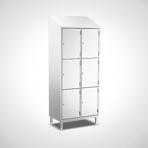 Compartement cabinet Type FS3-AF-VA-EU-G with 6 compartments-400 mm compartment width, art. no. 45.10.05.13 
